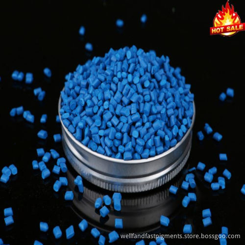 Custom Color Pigment Pellets Plastics Blue Masterbatch